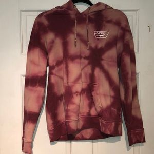 Pink tie-dye sweatshirt